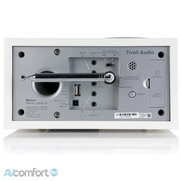 Tivoli Audio Model Three BT White