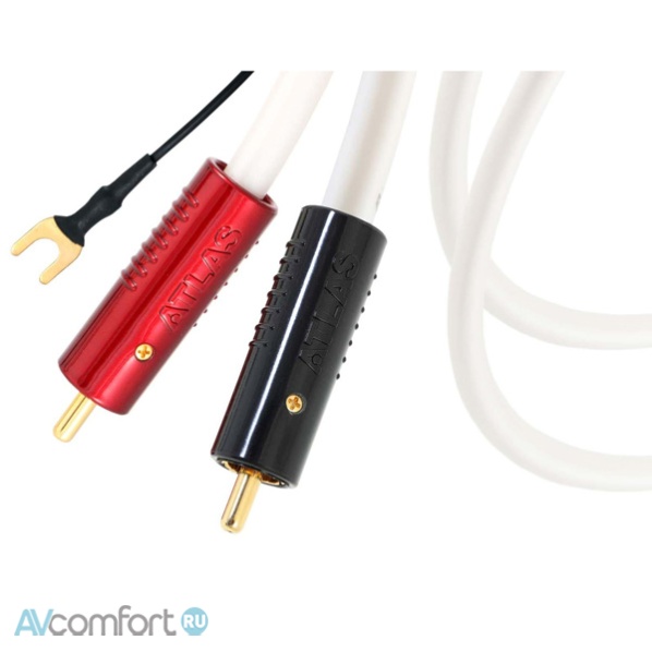 Atlas Cables Element Turntable Achromatic RCA 1,0 m