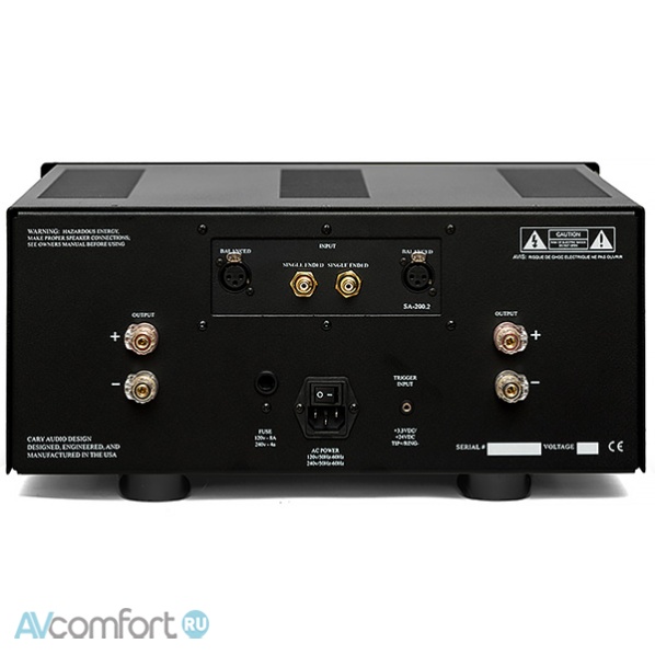 Cary Audio SA-200.2ES Black