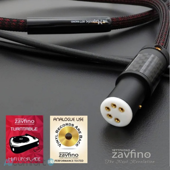 Zavfino Majestic MkII Phono Cable Angle DIN-RCA 1,5 m