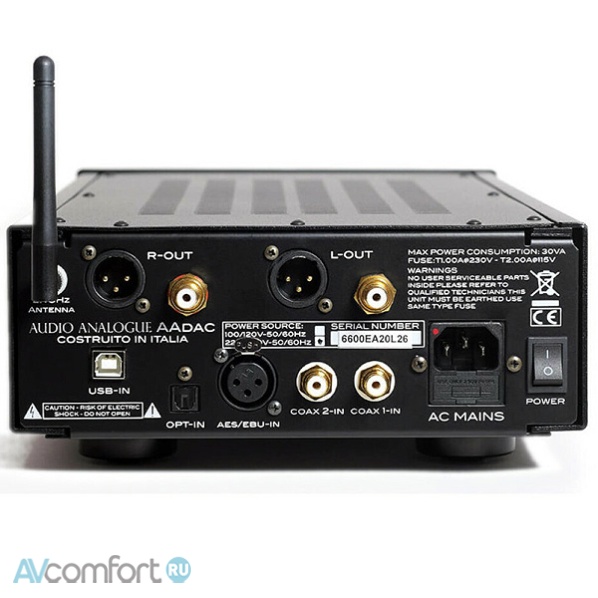 Audio Analogue AADac Bluetooth Black