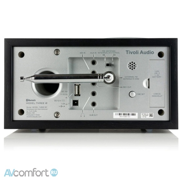 Tivoli Audio Model Three BT Black