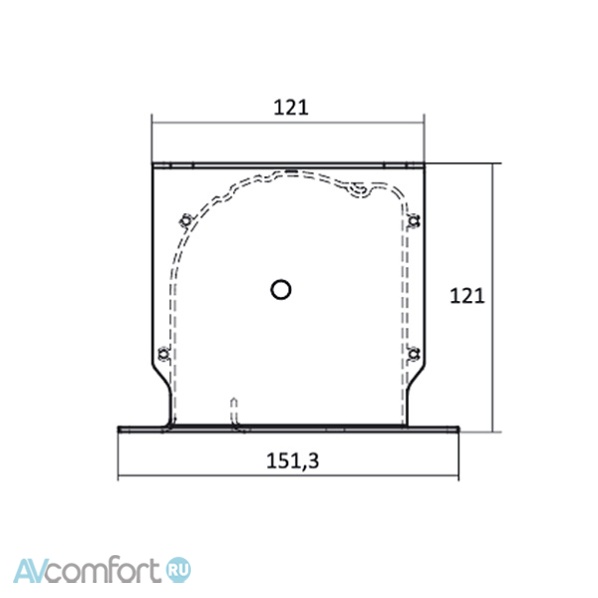 Kauber InCeiling Tensioned - BT 104&quot; 129x230 дроп 50 см. PCTR 16:9