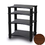 Solid Tech Radius Solo 4 black corner-pillars Walnut
